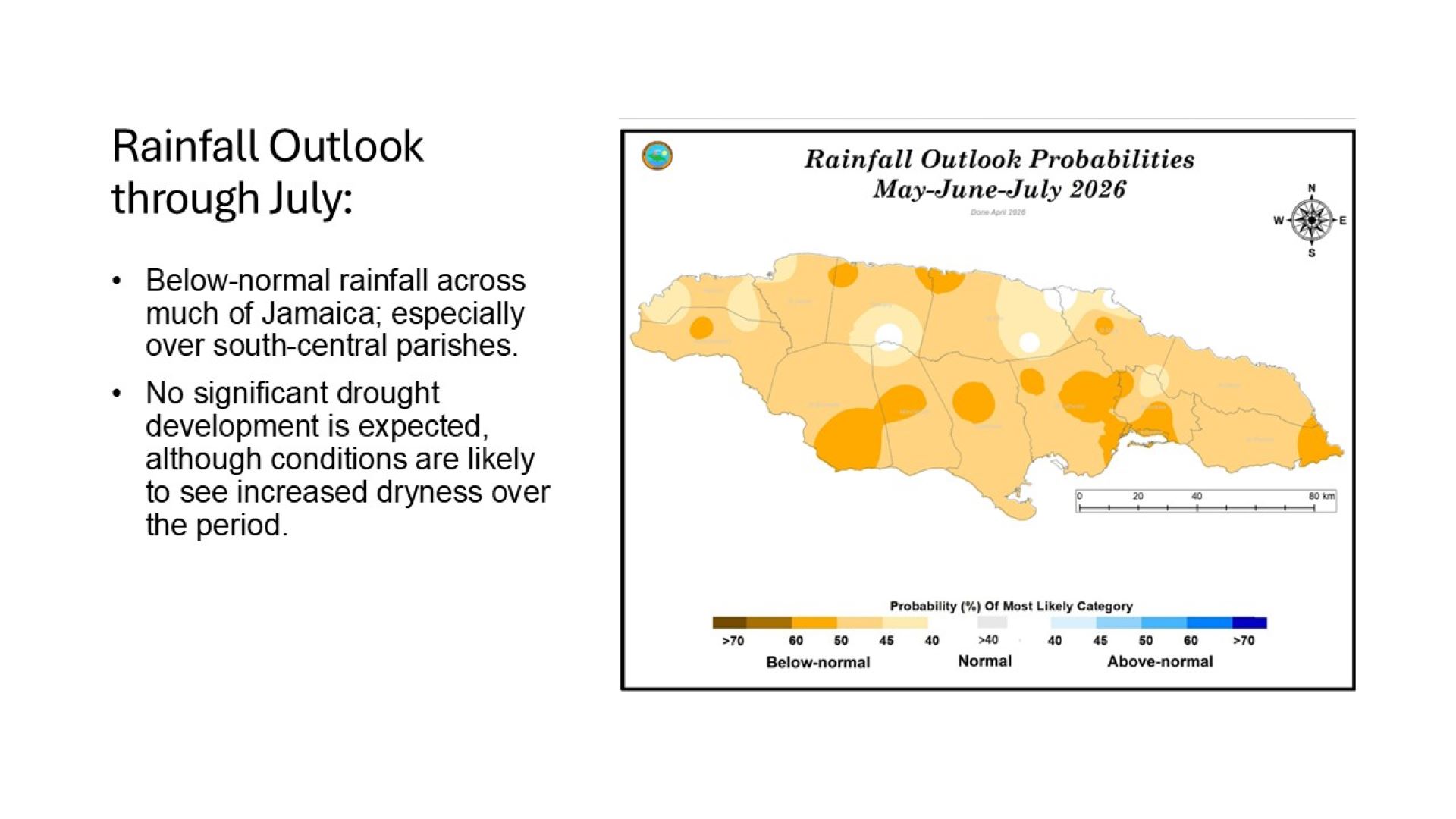 Met Service Urges Jamaicans To Prepare For Drier Warmer Summer Amid Weather Map 